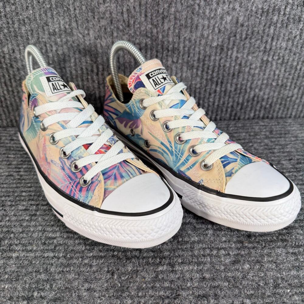Converse Chuck Taylor All Star Floral High Top Shoes Women 7 Men 5